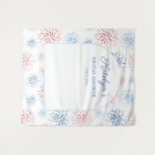 Tweede Juli Vuurtoren Bruiloftsfotoshoot Achtergro Wandkleed (Voorkant (horizontaal))