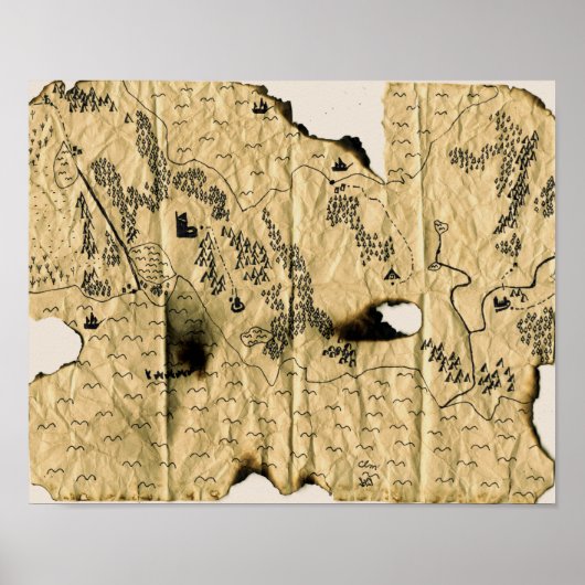 Tweede kaart van de vergeten Realm Poster (Voorkant)