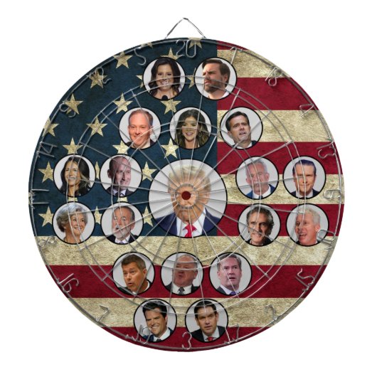 Tweede kabinet van Donald Trump Dartbord (Voorkant)