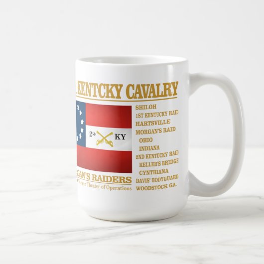 Tweede Kentucky Cavalry (BA2) Koffiemok (Rechts)