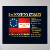 Tweede Kentucky Cavalry (BA2) Poster (Voorkant)