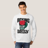 Tweede kerstdag 2024 Kerstmis Lange Mouwen T-shirt (Voorkant volledig)