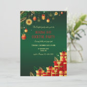 Tweede Kerstdag Uitnodiging (Staand voorkant)