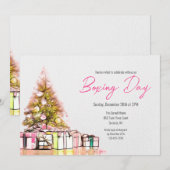 Tweede Kerstdag Uitnodigingen (Voorkant / Achterkant)