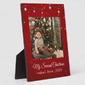 Tweede Kerstmis Aangepaste serie Foto tekst Sjablo Fotoplaat (Zijkant)