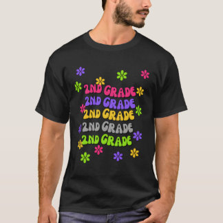 Tweede klas 2e Daisy Retro T-shirt