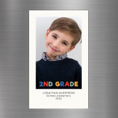 Tweede klas aandenken fotomagneet