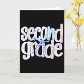 Tweede klas Coquette Strik Leraren Kinderen Eerste Kaart (Gele Bloem)