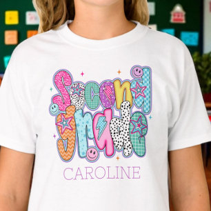 Tweede klas eerste schooldag Coquette op maat T-shirt