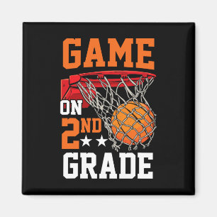 Tweede klas Game On Basketbal Terug naar school 2e Magneet