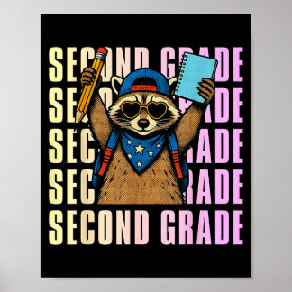 Tweede klas is bananas leuke terug naar school poster