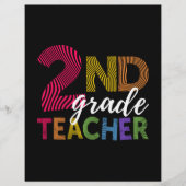 tweede klas leraar licht tweede klas leraren flyer (Voorkant)