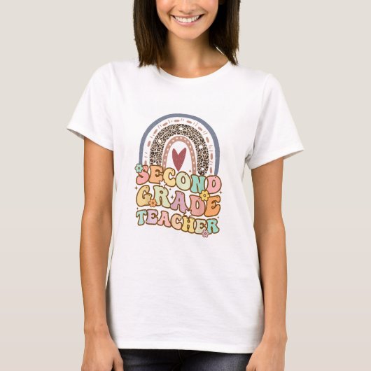 Tweede klas leraar shirt, 2e klas shirt (Voorkant)