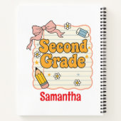 Tweede klas - Leuke schoolspullen voor de terugkee Notitieboek (Achterkant)