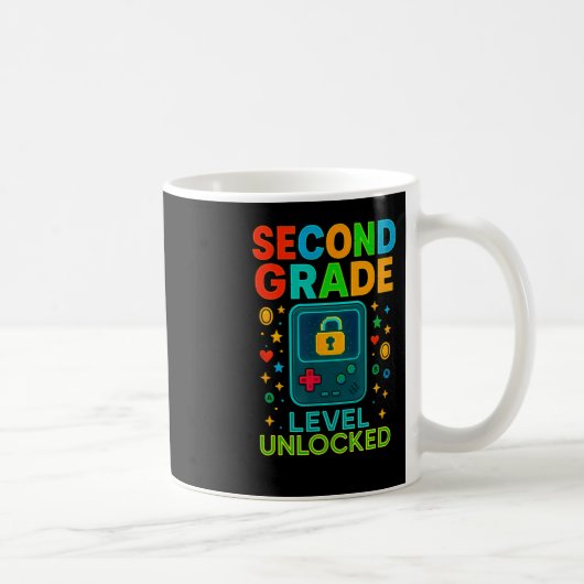 Tweede klas niveau ontgrendeld gamer Ck naar schoo Koffiemok (Rechts)
