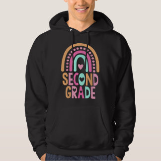 Tweede klas regenboog meisjes jongens leraar Schat Hoodie