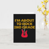 Tweede klas rotsen terug naar school Mannen vrouwe Kaart (Gele Bloem)