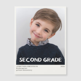 Tweede klas schooljaar Foto Keepsake Magneet