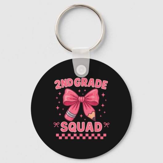 Tweede klas squad eerste schooldag 2e klas C Sleutelhanger (Voorkant)