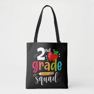 Tweede klas squad grappige terug naar school 2de k tote bag