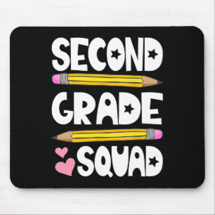Tweede klas squad team ck naar school leraar stude muismat