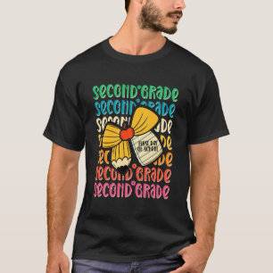 Tweede klas terug naar school Coquete potlood koe T-shirt