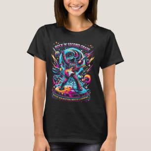 Tweede klas terug naar school Space Rocket Astrona T-shirt