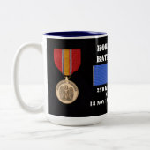 Tweede Koreaanse wintercampagne Tweekleurige Koffiemok (Links)