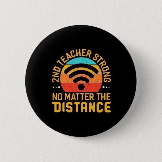 Tweede leraar, ongeacht de afstand ronde button 5,7 cm (Voorkant)