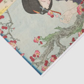 Tweede maand: De thei van Shinbashi door een krott Tissuepapier (Detail)