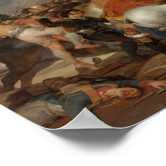 Tweede mei 1808 door Goya - Poster (Hoek)