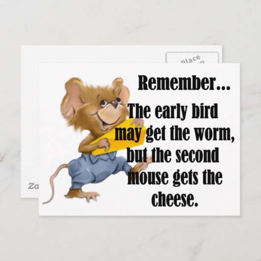 Tweede muis briefkaart (Voorkant / Achterkant)