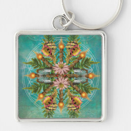 Tweede Natuur Tarotdek Design Mandala Sleutelhanger