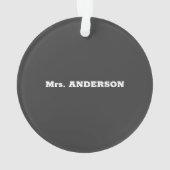 Tweede onderwijsdag, Geweldige Ornament (achterkant)