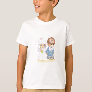 Tweede ontwerp van het kinderhuwelijk t-shirt