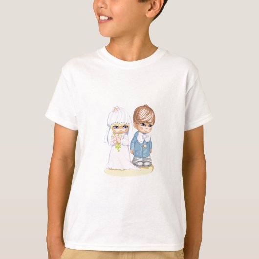 Tweede ontwerp van het kinderhuwelijk t-shirt (Voorkant)