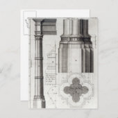 Tweede Orde van Gothische Architectuur, 1741 Briefkaart (Voorkant / Achterkant)