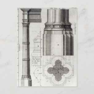 Tweede Orde van Gothische Architectuur, 1741 Briefkaart
