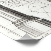 Tweede Orde van Gothische Architectuur, 1741 Poster (Hoek)