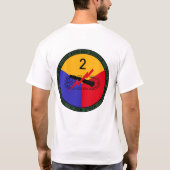 Tweede pantserdivisie "Hell on Wheels"-Shirt T-shirt (Achterkant)