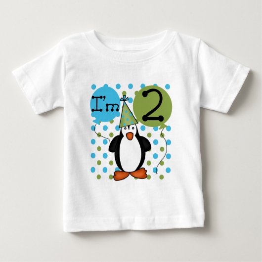 Tweede Penguin Birthday Tshirts en cadeaus (Voorkant)