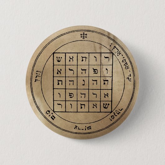 Tweede Pentacle van de Button van Saturnus (Voorkant)