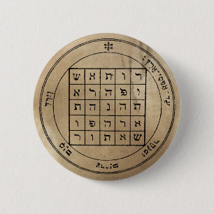 Tweede Pentacle van de Button van Saturnus