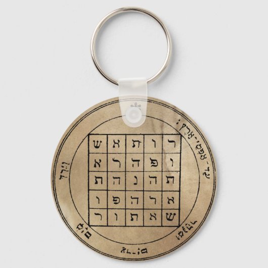 Tweede Pentacle van de Sleutelhanger van Saturnus (Voorkant)