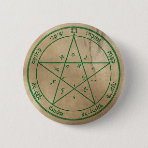 Tweede Pentacle van Venus Ronde Button 5,7 Cm
