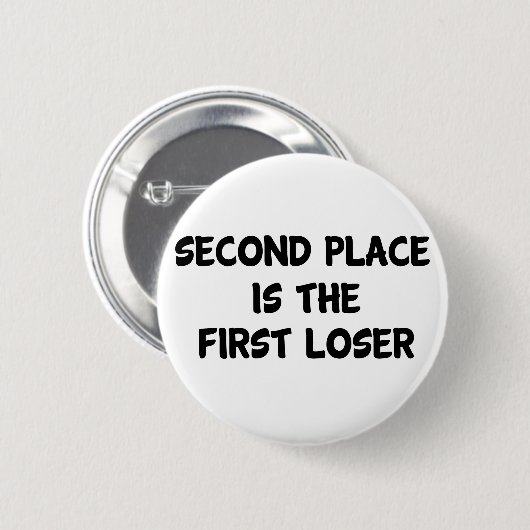 Tweede plaats ronde button 5,7 cm (Voorkant /achterkant)