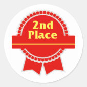 Tweede plaats Sticker (Voorkant)