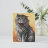 "Tweede prijs bij het Show Cat" van Louis Wain Briefkaart (Staand voorkant)