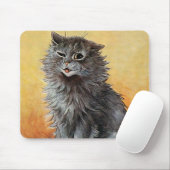 "Tweede prijs bij het Show Cat" van Louis Wain Muismat (Met muis)