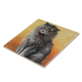 "Tweede prijs bij het Show Cat" van Louis Wain Tegeltje (Zijkant)